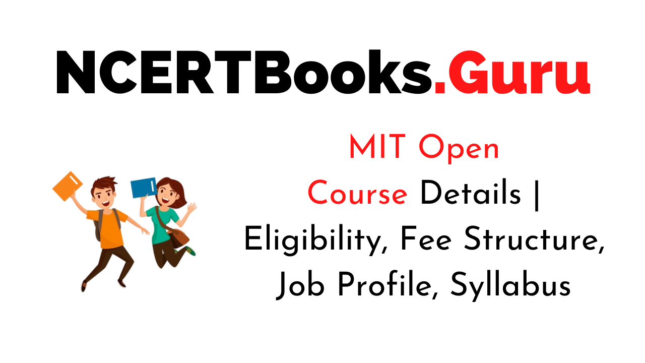 MIT Open Course Details