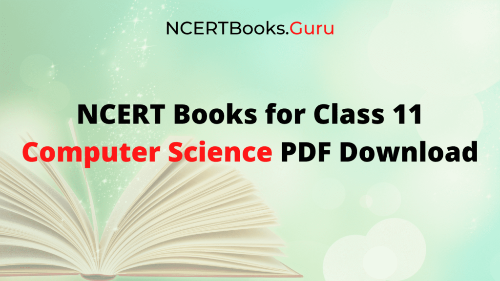 NCERT Books for Class 11 Computer Science PDF Download