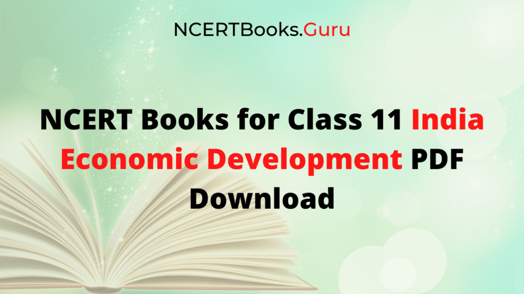NCERT Books for Class 11 India Economic Development PDF Download