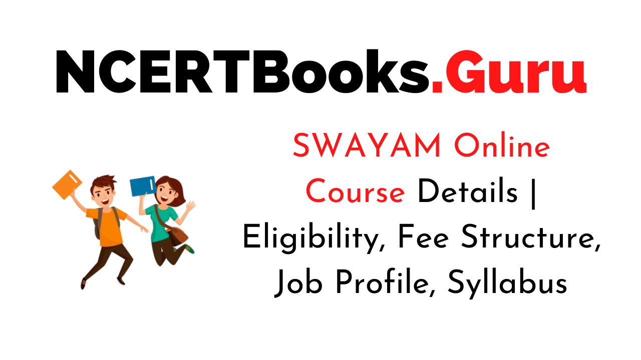 SWAYAM Online Course Details