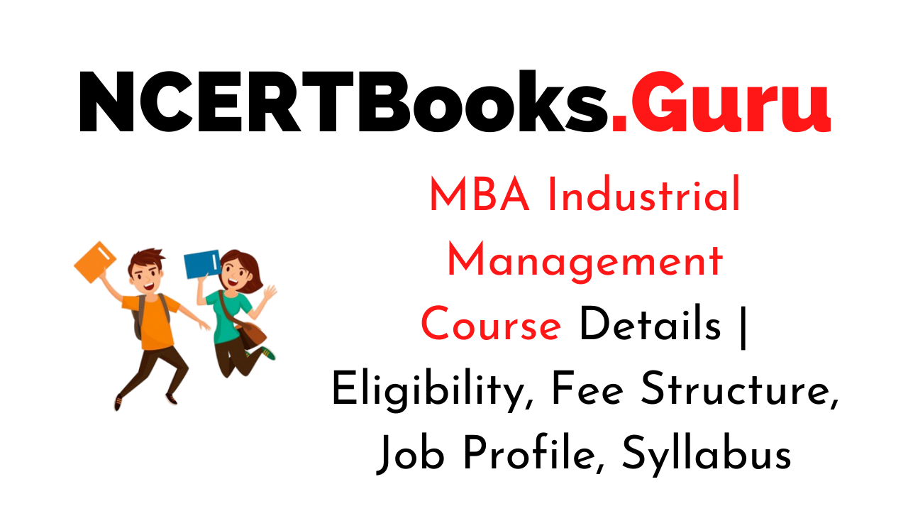 MBA Industrial Management