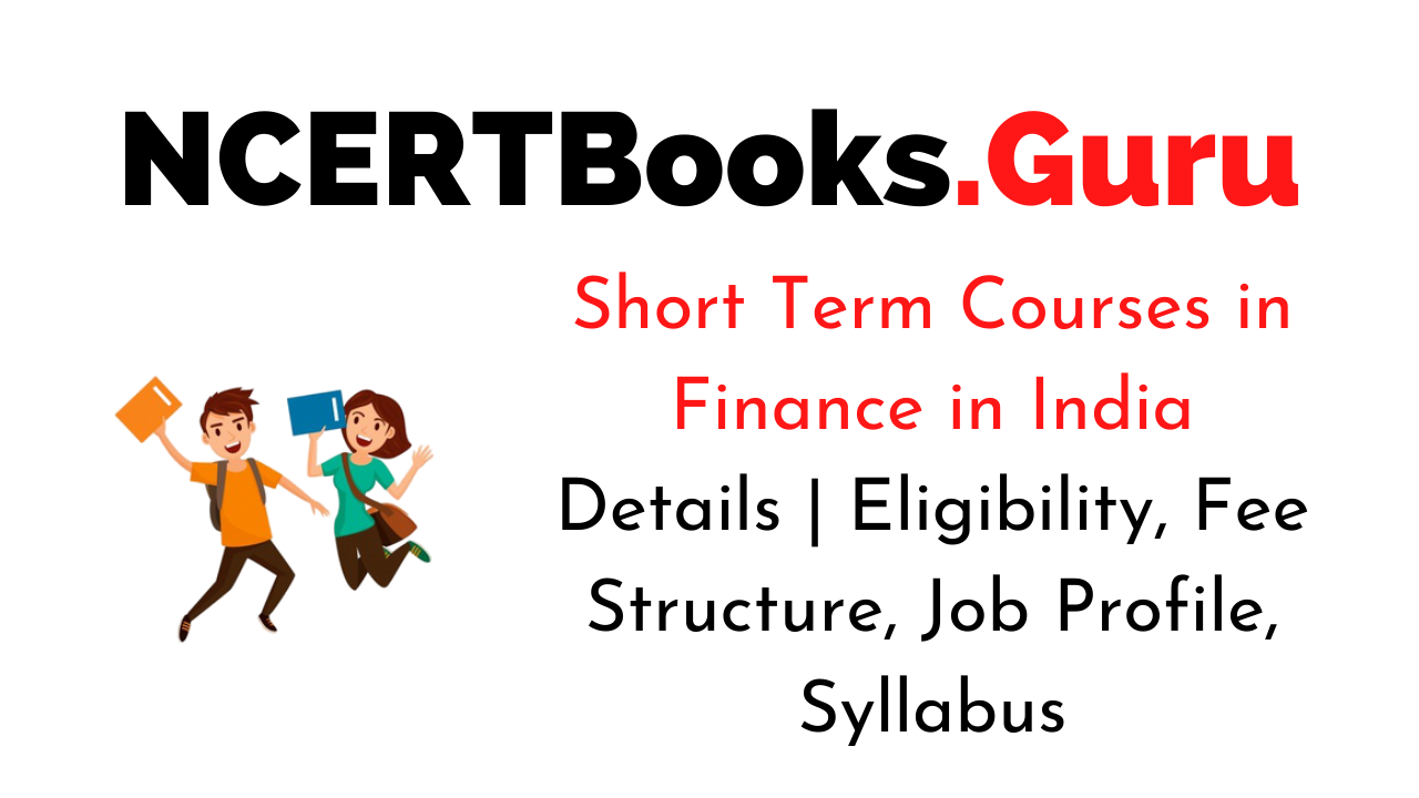 Short Term Courses in Finance in India
