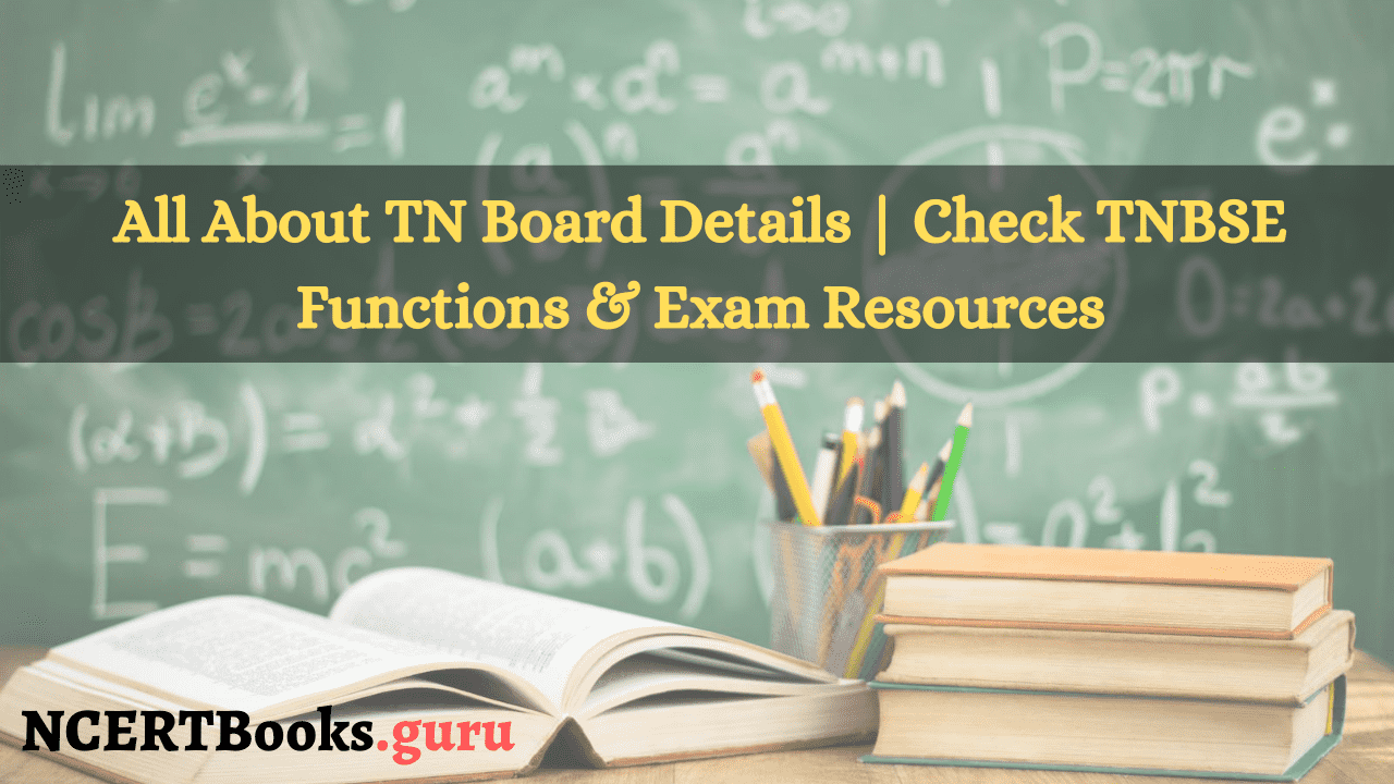 TNBSE Education Board Details