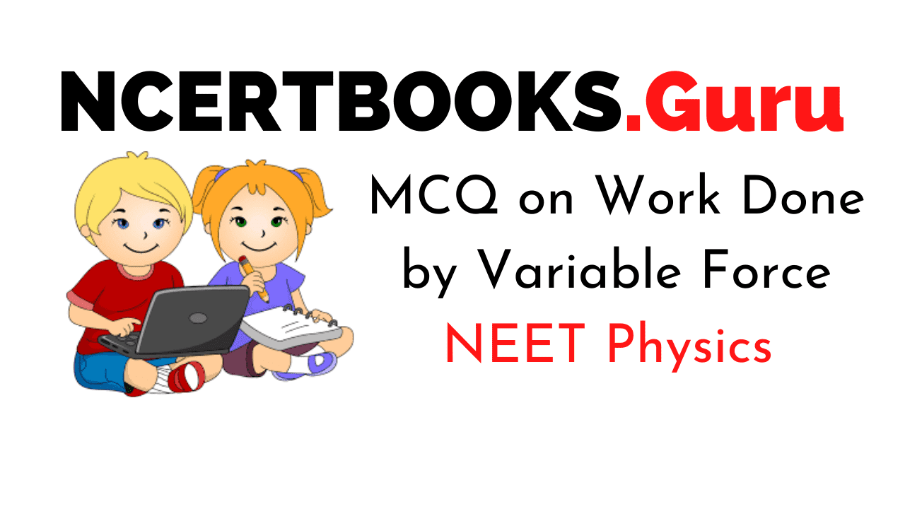 Work Done by Variable Force MCQs for NEET