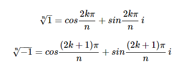 Fourth Root using De moivre's Theorem