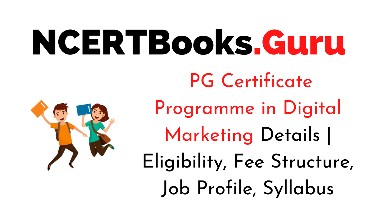 PG Certificate Programme in Digital Marketing
