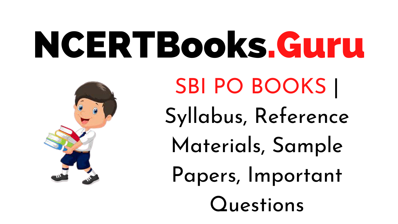 SBI PO BOOKS