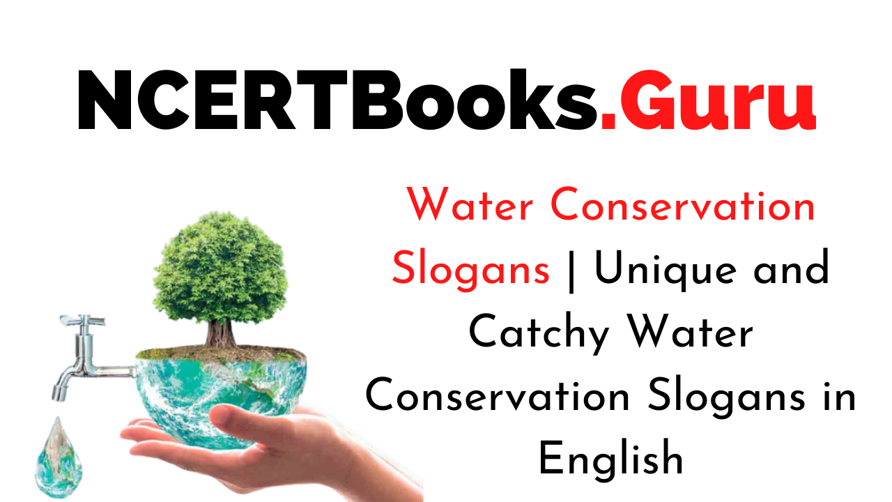 Water Conservation Slogans | Unique and Catchy Water Conservation Slogans in English - NCERT Books Water Conservation Slogans | Unique and Catchy Water Conservation Slogans in English - NCERT Books