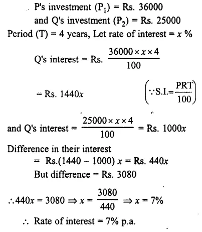 Selina Concise Mathematics Class 7 ICSE Solutions Chapter 10 Simple Interest 18