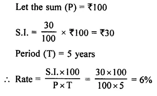 Selina Concise Mathematics Class 7 ICSE Solutions Chapter 10 Simple Interest 20