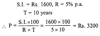 Selina Concise Mathematics Class 7 ICSE Solutions Chapter 10 Simple Interest 6