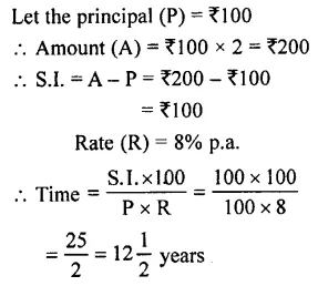 Selina Concise Mathematics Class 7 ICSE Solutions Chapter 10 Simple Interest 8
