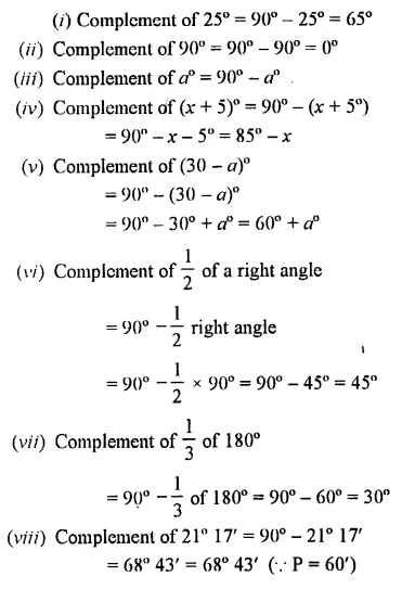 Selina Concise Mathematics Class 7 ICSE Solutions Chapter 14 Lines and Angles Ex 14A 10