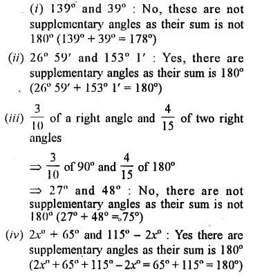 Selina Concise Mathematics Class 7 ICSE Solutions Chapter 14 Lines and Angles Ex 14A 14