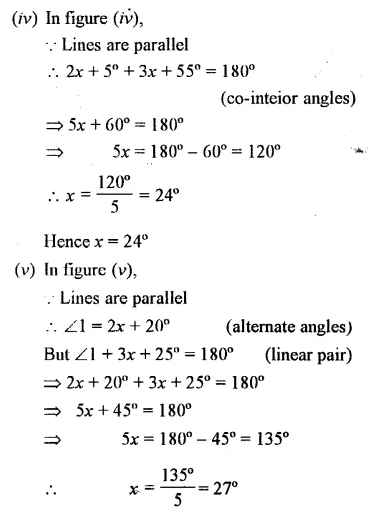 Selina Concise Mathematics Class 7 ICSE Solutions Chapter 14 Lines and Angles Ex 14B 45