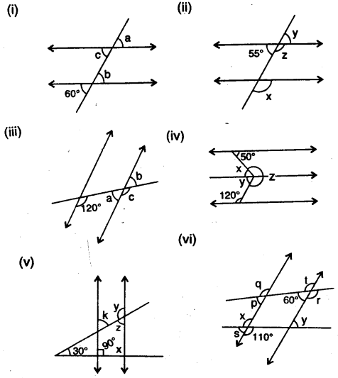 Selina Concise Mathematics Class 7 ICSE Solutions Chapter 14 Lines and Angles Ex 14B Q6