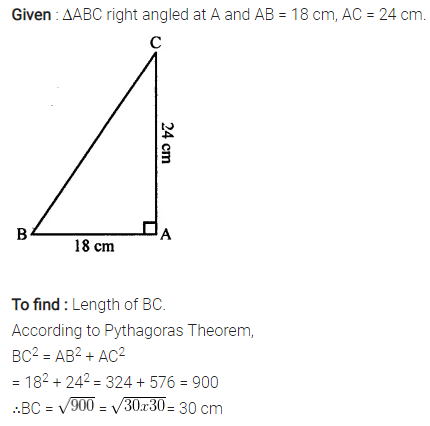 Selina Concise Mathematics Class 7 ICSE Solutions Chapter 16 Pythagoras Theorem 1