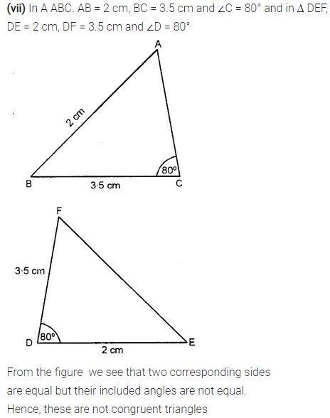 Selina Concise Mathematics Class 7 ICSE Solutions Chapter 19 Congruency Congruent Triangles 2