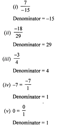 Selina Concise Mathematics Class 7 ICSE Solutions Chapter 2 Rational Numbers Ex 2A 2