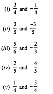 Selina Concise Mathematics Class 7 ICSE Solutions Chapter 2 Rational Numbers Ex 2B Q1