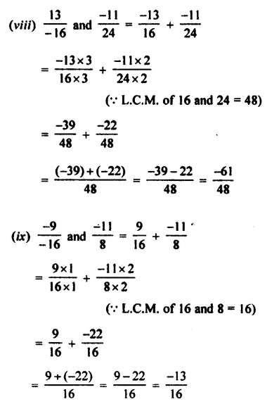 Selina Concise Mathematics Class 7 ICSE Solutions Chapter 2 Rational Numbers Ex 2C 50