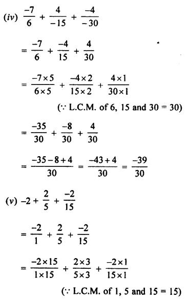 Selina Concise Mathematics Class 7 ICSE Solutions Chapter 2 Rational Numbers Ex 2C 52