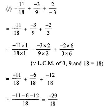 Selina Concise Mathematics Class 7 ICSE Solutions Chapter 2 Rational Numbers Ex 2C 54