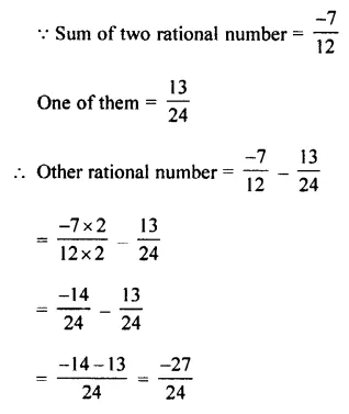 Selina Concise Mathematics Class 7 ICSE Solutions Chapter 2 Rational Numbers Ex 2C 66