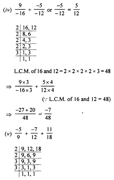 Selina Concise Mathematics Class 7 ICSE Solutions Chapter 2 Rational Numbers Ex 2E 101