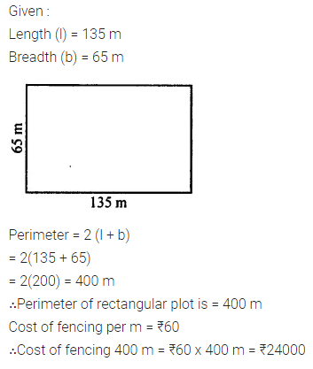 Selina Concise Mathematics Class 7 ICSE Solutions Chapter 20 Mensuration Ex 20A 1