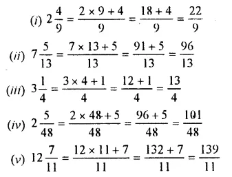 Selina Concise Mathematics Class 7 ICSE Solutions Chapter 3 Fractions (Including Problems) Ex 3A 3