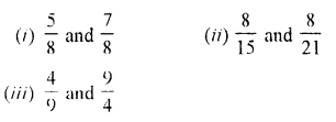 Selina Concise Mathematics Class 7 ICSE Solutions Chapter 3 Fractions (Including Problems) Ex 3B Q1