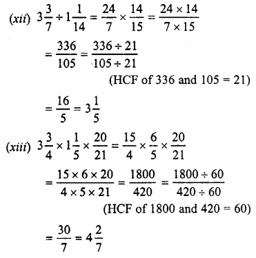 Selina Concise Mathematics Class 7 ICSE Solutions Chapter 3 Fractions (Including Problems) Ex 3C 36