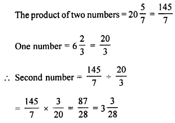 Selina Concise Mathematics Class 7 ICSE Solutions Chapter 3 Fractions (Including Problems) Ex 3C 57