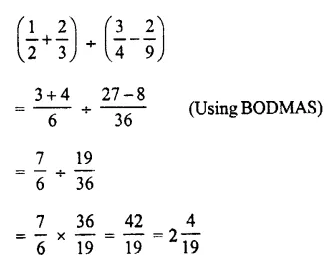 Selina Concise Mathematics Class 7 ICSE Solutions Chapter 3 Fractions (Including Problems) Ex 3D 65