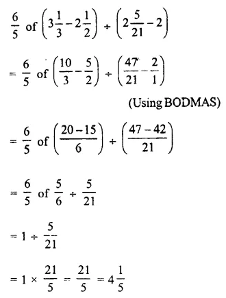 Selina Concise Mathematics Class 7 ICSE Solutions Chapter 3 Fractions (Including Problems) Ex 3D 66