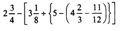 Selina Concise Mathematics Class 7 ICSE Solutions Chapter 3 Fractions (Including Problems) Ex 3D 97