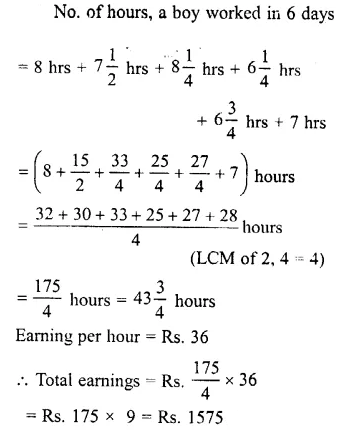 Selina Concise Mathematics Class 7 ICSE Solutions Chapter 3 Fractions (Including Problems) Ex 3E 73