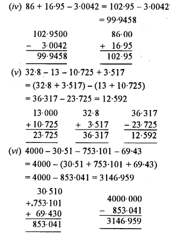 Selina Concise Mathematics Class 7 ICSE Solutions Chapter 4 Decimal Fractions (Decimals) Ex 4B 14