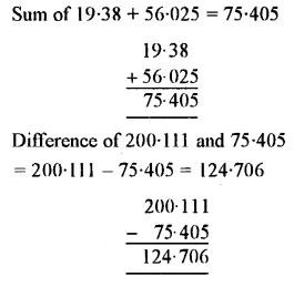 Selina Concise Mathematics Class 7 ICSE Solutions Chapter 4 Decimal Fractions (Decimals) Ex 4B 18