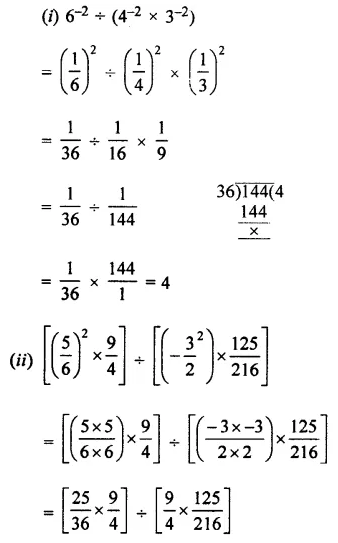 Selina Concise Mathematics Class 7 ICSE Solutions Chapter 5 Exponents (Including Laws of Exponents) Ex 5B 28