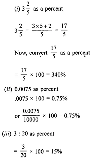 Selina Concise Mathematics Class 7 ICSE Solutions Chapter 8 Percent and Percentage Ex 8A 12