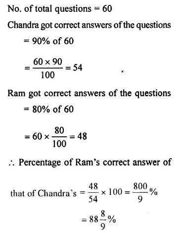 Selina Concise Mathematics Class 7 ICSE Solutions Chapter 8 Percent and Percentage Ex 8B 16