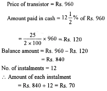 Selina Concise Mathematics Class 7 ICSE Solutions Chapter 8 Percent and Percentage Ex 8B 25