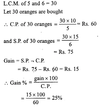 Selina Concise Mathematics Class 7 ICSE Solutions Chapter 9 Profit, Loss and Discount Ex 9A 8
