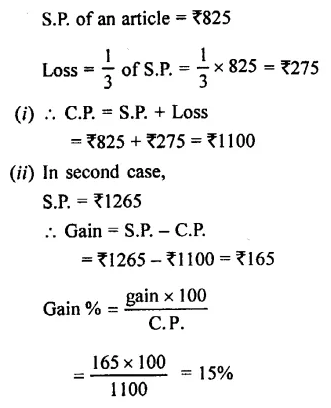 Selina Concise Mathematics Class 7 ICSE Solutions Chapter 9 Profit, Loss and Discount Ex 9B 22