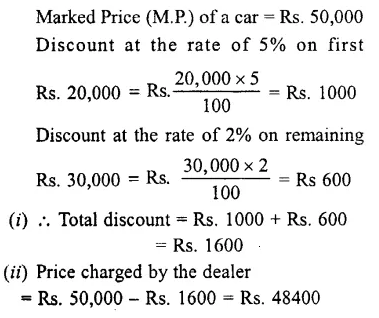 Selina Concise Mathematics Class 7 ICSE Solutions Chapter 9 Profit, Loss and Discount Ex 9C 36