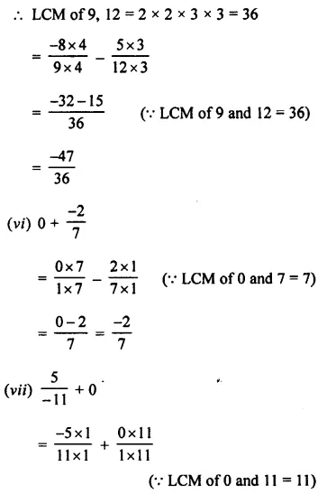 Selina Concise Mathematics Class 8 ICSE Solutions Chapter 1 Rational Numbers EX 1A 11