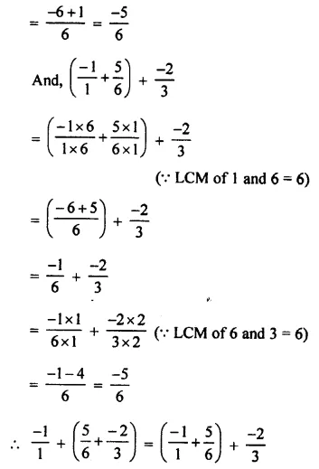 Selina Concise Mathematics Class 8 ICSE Solutions Chapter 1 Rational Numbers EX 1A 34