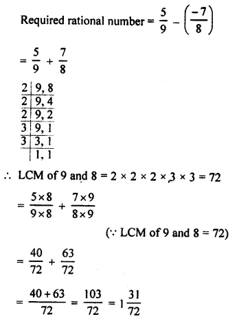 Selina Concise Mathematics Class 8 ICSE Solutions Chapter 1 Rational Numbers EX 1B 54